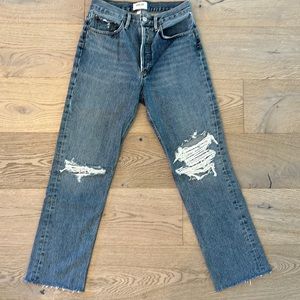 Agolde Mid-rise straight leg vintage jeans